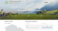 Desktop Screenshot of detske-tabory.info