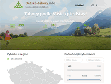 Tablet Screenshot of detske-tabory.info